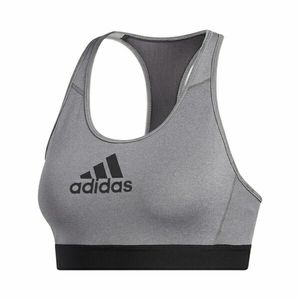 Adidas grey and black sports bra